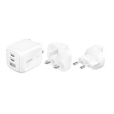 Belkin 3-Port Gan Wall Charger 70w + PLug Tips	